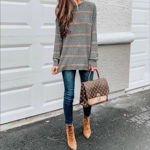 AE Striped Jegging Pullover